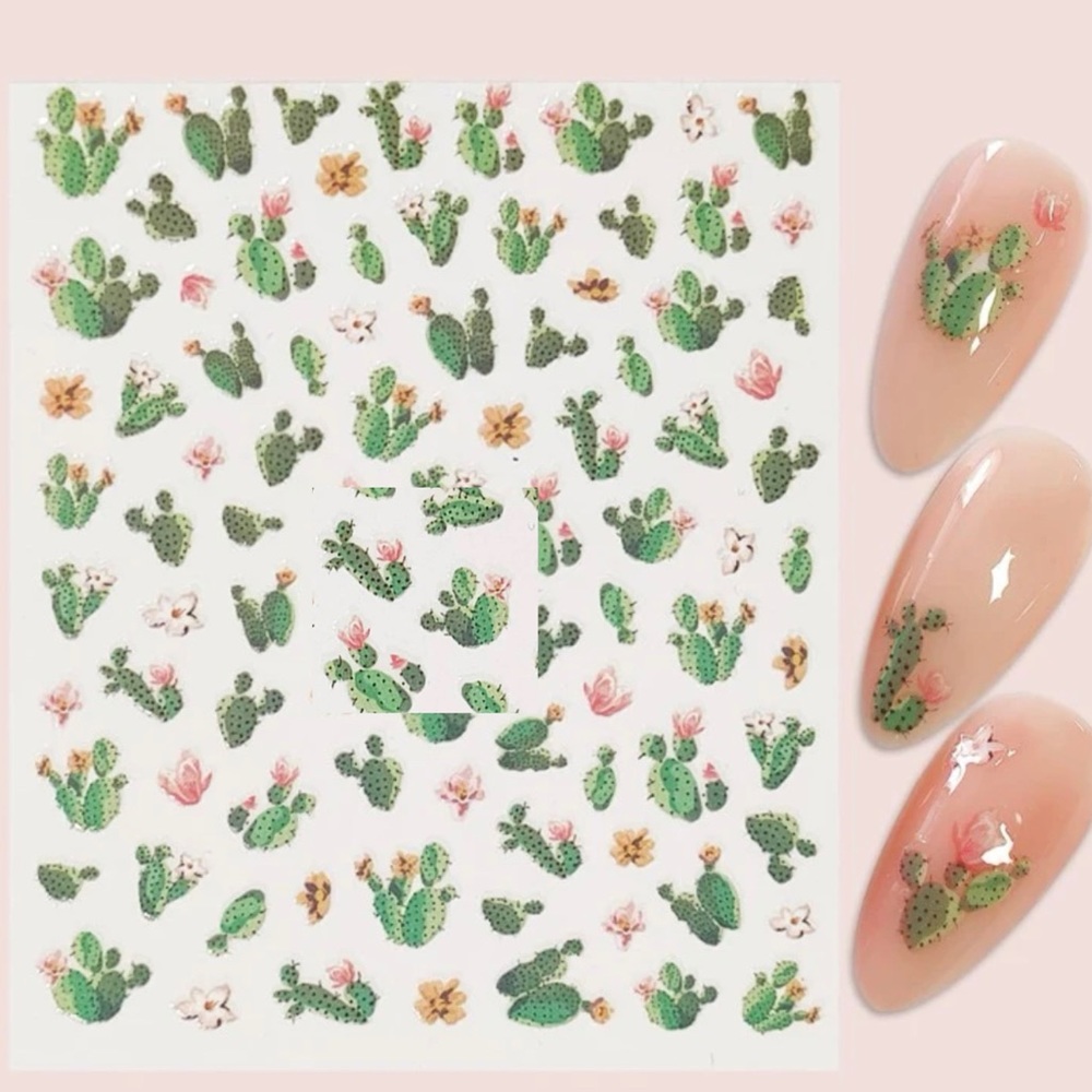 Cactus Nail Stickers